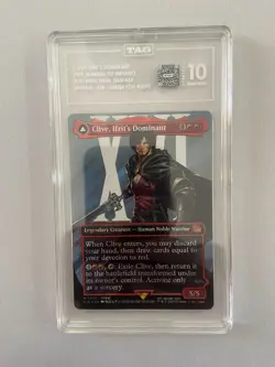 2025 Magic Gathering MTG Final Fantasy Clive SURGE FOIL #0530 TAG 10 #1917 - Image 1