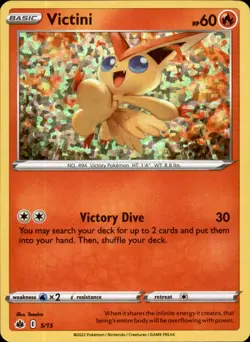 Victini 5/15 Holo - Pokemon McDonald's Promos 2022 - NM - Image 1