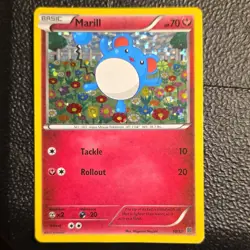 Pokemon Marill McDonald's 2015 Promo Holo Basic 010/012 English TCG - Image 1