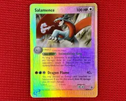 Pokemon TCG Salamence EX Dragon Card 19/97 Reverse Holo Rare MP - Image 1