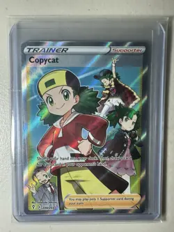 Pokemon TCG Trainer Copycat 200/203 Full Art Rare 2021 - Image 1