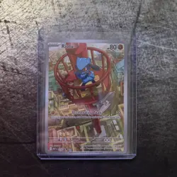 Pokemon Riolu 10 Mega Evolution Promo Holo w/ Top Loader - Image 1