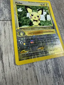 Pichu Reverse Holo Black Star Promo 35 WOTC Pokemon Card HP - Image 2
