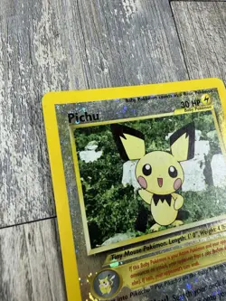 Pichu Reverse Holo Black Star Promo 35 WOTC Pokemon Card HP - Image 4