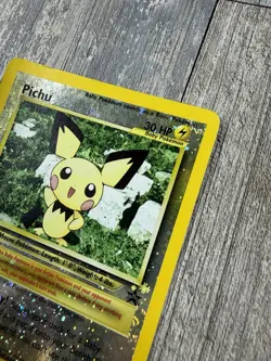 Pichu Reverse Holo Black Star Promo 35 WOTC Pokemon Card HP - Image 5