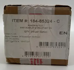 Pokemon TCG SV01 Scarlet & Violet Base Set Booster 6-Box Case SEALED - Image 1