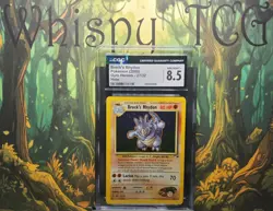 Pokemon 2000 Brock's Rhydon Gym Heroes Holo #2 CGC 8.5 - Image 1