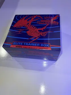 Pokemon TCG Sword Shield Darkness Ablaze Elite Trainer Box Tear On Top See Photo - Image 1