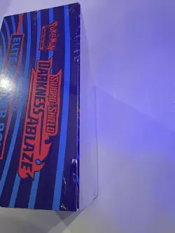 Pokemon TCG Sword Shield Darkness Ablaze Elite Trainer Box Tear On Top See Photo - Image 4