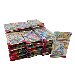 Lot of (130) Pokemon TCG Prismatic Evolutions Booster Packs SEALED - Image 1