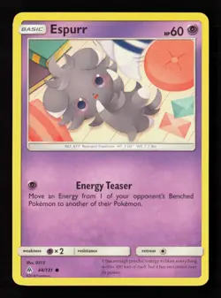 Espurr 44/131 Normal Pokemon TCG SM - Forbidden Light MP - Image 1