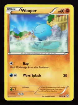 Wooper 38/98 Normal Pokemon TCG XY - Ancient Origins MP - Image 1