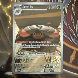 Pokemon TCG Crustle 186/182 Sv10: Destined Rivals - Image 1