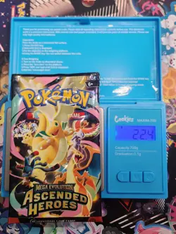 EXTREMELY HEAVY! 22.4g GOD PACKUUU Ascended Heroes Pokemon TCG Booster (SEALED) - Image 1