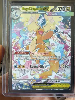 Pokemon Mega Dragonite EX 290/217 Full Art Ultra Rare Stage 2 ASC HP 370 - Image 1