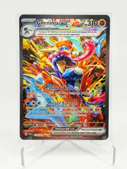 Pokemon TCG Greninja EX Special Illustration Rare 214/167 Sv06 Holo 310 HP EX - Image 1