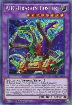 *** ABC-DRAGON BUSTER *** 1ST EDITION SECRET RARE (NM) LCKC-EN059 YUGIOH! - Image 1