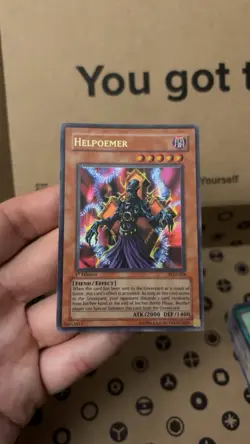 Konami Yu-Gi-Oh! Helpoemer PGD-058 Pharaonic Guardian 1st Edition HOLO - Image 2