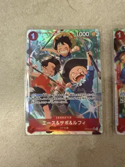 One Piece Card One Piece Card: The Will Of Inherited Ace Sabo Luffy Set 4 - Image 2