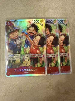 One Piece Card One Piece Card: The Will Of Inherited Ace Sabo Luffy Set 4 - Image 3