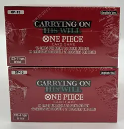 Lot of (2) One Piece TCG OP-13 Carrying On His Will Booster Boxes SEALED EN - Image 4