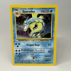 Gyarados 6/102 Base Set Holo Rare Pokemon Card - Image 2