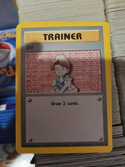 Pokemon Card Trainer Bill Base Set 91/102 New - Image 1
