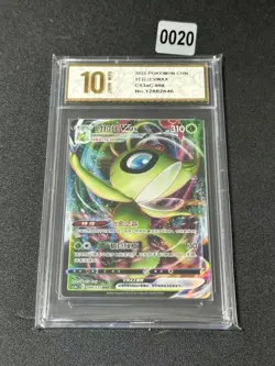 CS3aC - 008/125 RRR Celebi VMAX Pokemon Card Chinese NM Grade 10 - Image 1
