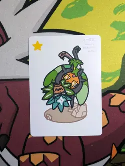 Pokemon Taruka Teal Mask Ogerpon Picture Playing Card Japan Original NM - Image 1