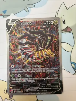 Pokemon Giratina V Full Art Ultra Rare Holo 186/196 Lost Origin 220 HP Card - Image 1