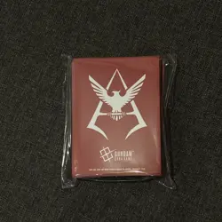 Gundam Card Game New Official Matte Sleeves EX Char Bandai Card Fest 70 Count - Image 1