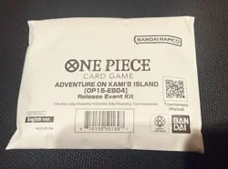 One Piece Card Game Adventure on Kami’s Island OP15-EB04 Release Event Kit SEALE - Image 1