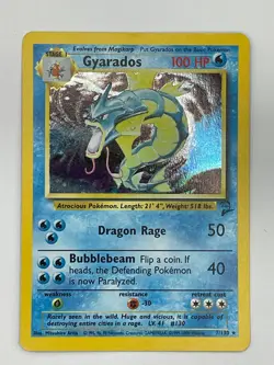 Gyarados 7/130 Base Set 2 2000 Holo Rare WOTC Pokemon Card TCG LP - Image 1