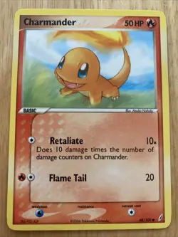 Charmander 48/100 2006 Crystal Guardians Regular Pokemon TCG card - Image 1