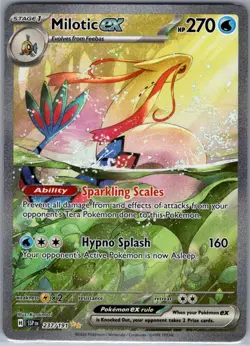 Milotic ex 237/191 SIR SV08: Surging Sparks - Pokemon Card - NM - Image 1