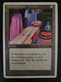 Ashnod's Altar 6th Edition MTG 1995 Vintage Artifact Magic the Gathering LP - Image 1