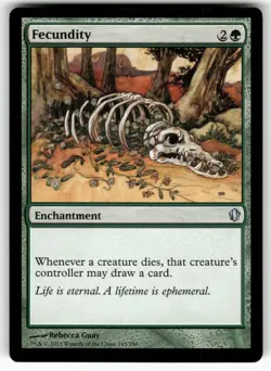 Fecundity 145 Uncommon Commander 2013 Near Mint - Image 1