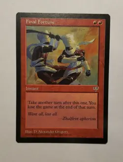 1x MTG - Mirage Final Fortune Lightly Played Condition x1 - Image 1
