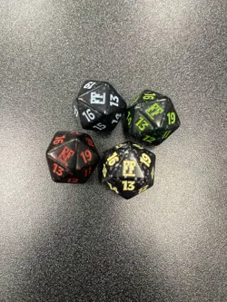 Final Fantasy Prerelease Spindown D20 Prerelease Die MTG Bundle of 4 - Image 1