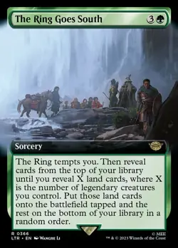 1x The Ring Goes South - Extended Art - The Lord Of The Rings: Tales Of Middle-E - Image 1