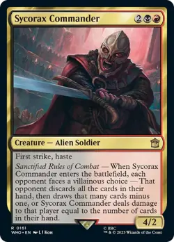 Sycorax Commander [Doctor Who] Magic MTG - Image 1