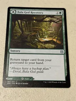 mtg Bala Ged Recover, two sided land, Zendikar Rising, unplayed - Image 1