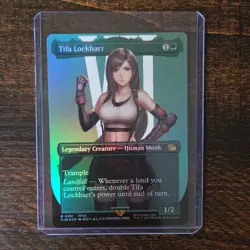 Magic: The Gathering Tifa Lockhart 0391 Foil Rare Legendary Creature Green - Image 1