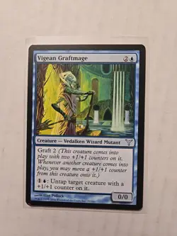 Vigean Graftmage - Dissension - MP - Uncommon - Creature - MTG - Image 1
