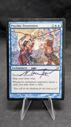 Psychic Possession -MTG Magic the Gathering- Dissension -Signed by Mark Tedin LP - Image 1