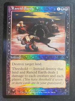 Racid Earth - FOIL - MTG Magic The Gathering - Torment - HP - Image 1