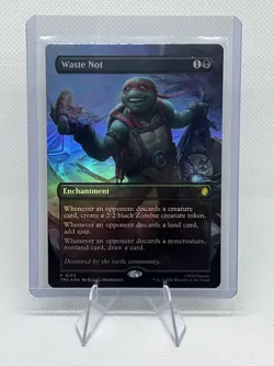 Waste Not (Borderless) Commander: Teenage Mutant Ninja Turtles Foil - Image 1