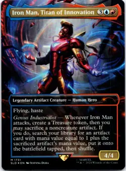 Iron Man, Titan of Innovation (Rainbow Foil) Secret Lair Drop Series, 1731 NM - Image 1