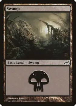 Swamp (62) [Duel Decks: Divine vs. Demonic] Magic MTG - Image 1