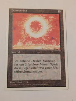 NM FWB German Revised Sol Ring - MTG Magic the Gathering - Image 2
